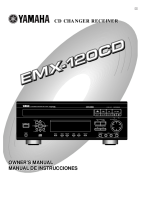 Yamaha EMX-120-CD - Owners Manual 